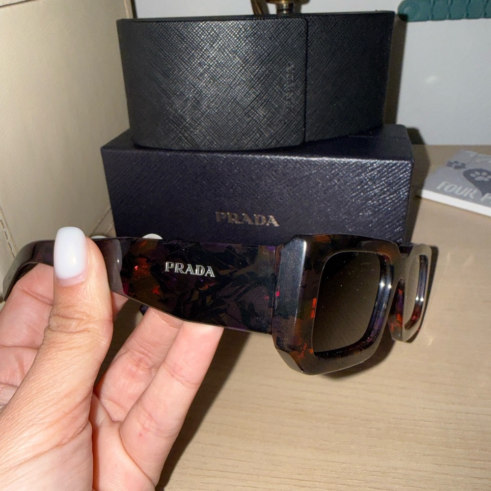 Prada Solid Sunglasses 53mm - image 4